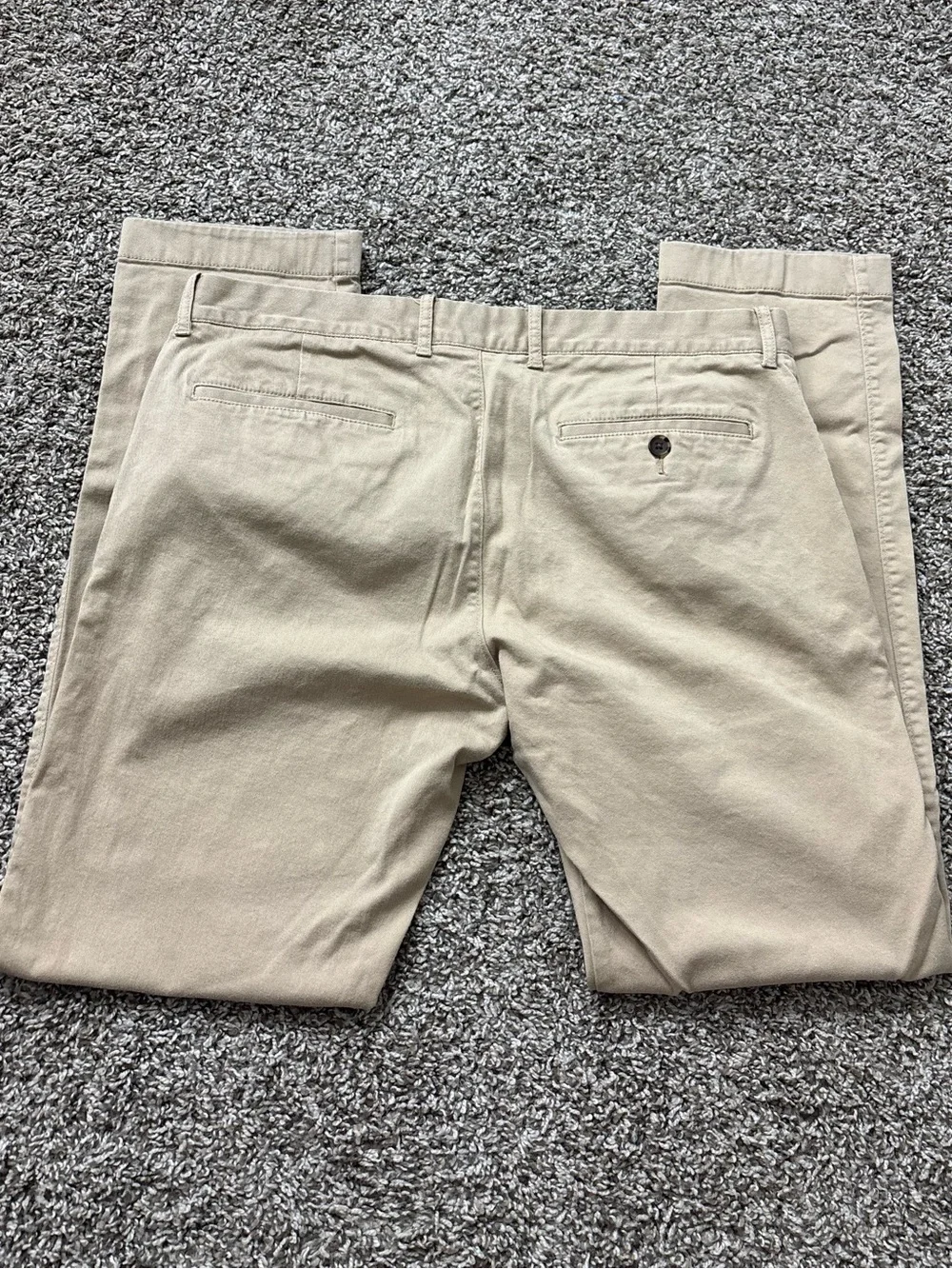 J. Crew Men Flex Slim Fit Tan Khaki Chinos Size 34X32